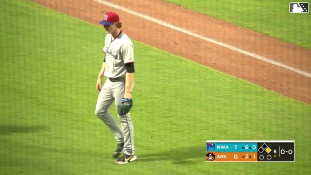 Eric Cerantola records his fifth strikeout