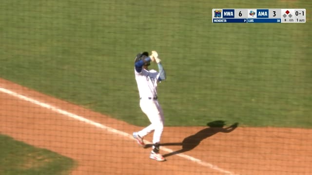 Jansel Luis collects his first multihomer game