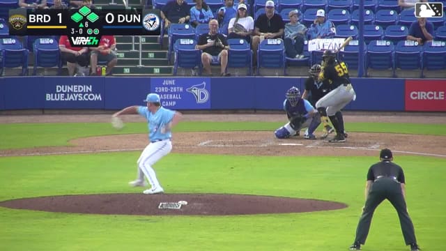 Yordany De Los Santos hits a grand slam (2) to left center field. Josh Tate scores. Luke Scherrer scores. Dylan Palmer scores.