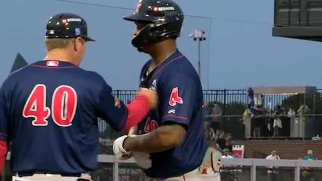 Justin Gonzales' two-hit, three RBI performance