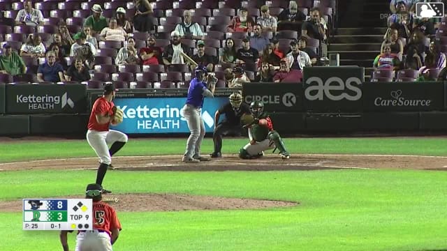 Blake Mitchell homers (21) on a fly ball to right field. Zion Rose scores.