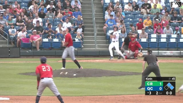 Royals No. 30 prospect Spencer Nivens' two-run double