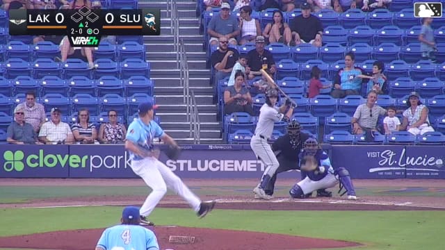 Jude Warwick homers (9) on a line drive to right center field.