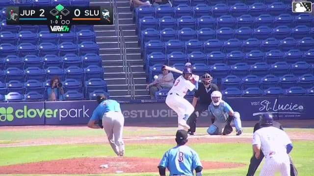 Jake Clemente In play, no out to Elian Peña