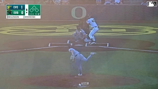 Charlie Beilenson's eighth K preserves the no-hitter