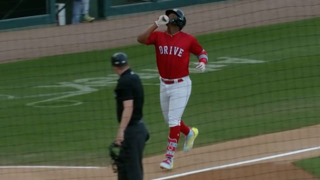 Justin Gonzales' solo home run