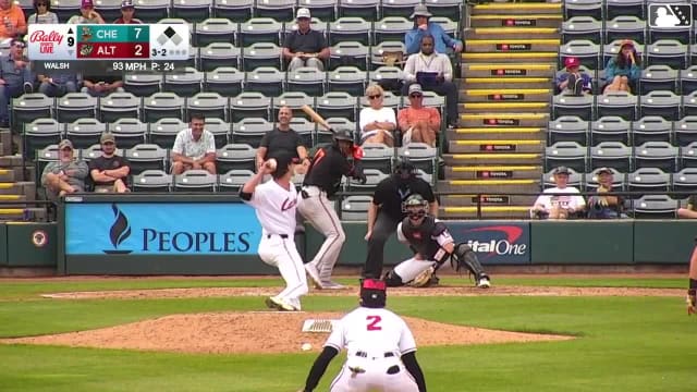 Thomas Sosa homers (12) on a line drive to left center field. Griff O'Ferrall scores.