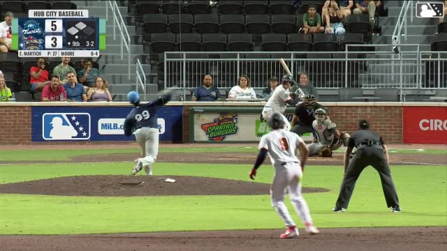 Malcolm Moore homers (10) on a fly ball to right field. Quincy Scott scores. Yeison Morrobel scores.