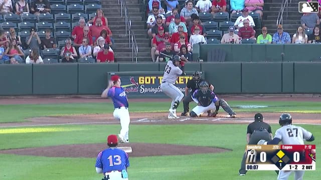 Romeo Sanabria singles on a ground ball to center fielder Tai Peete. Tirso Ornelas scores.