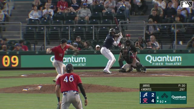 Lazaro Montes homers (9) on a fly ball to right center field.
