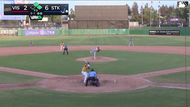 Gavin Turley singles on a ground ball to right fielder Adriel Radney. Max Durrington scores. Bobby Blandford to 3rd.