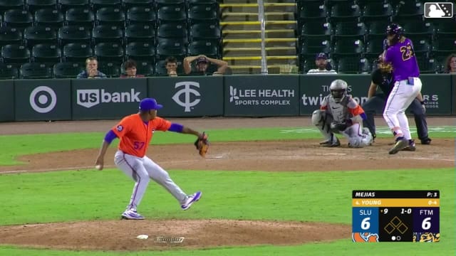 Quentin Young homers (9) on a fly ball to center field.