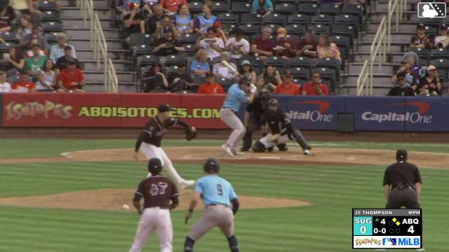 Lucas Spence singles on a ground ball to right fielder Conner Capel. Zach Dezenzo scores. Trenton Brooks to 3rd. Lucas Spence to 2nd. Lucas Spence advances to 2nd, on a throwing error by shortstop Ryan Ritter.