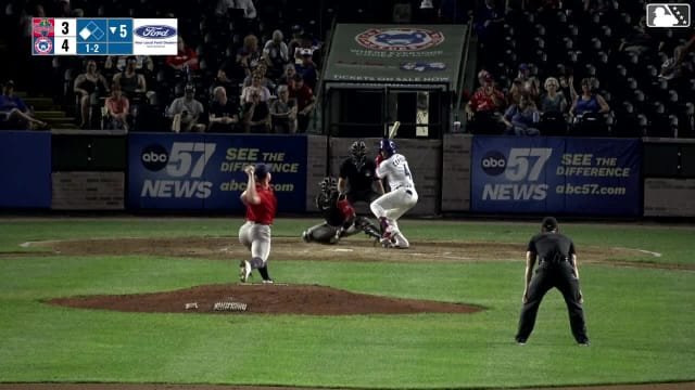 Angel Cepeda homers (10) on a line drive to right center field. Kade Snell scores.