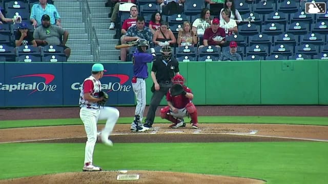 Christian McGowan's fourth strikeout of the game