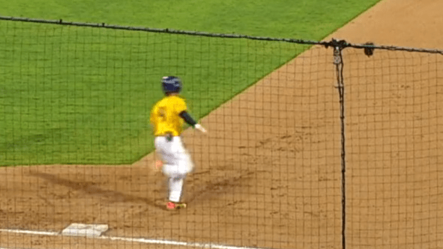 Drew Burress' seventh home run of the season