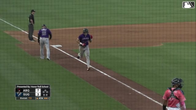 Cole Carrigg's third home run 