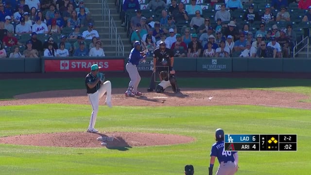 Zyhir Hope's two-run double