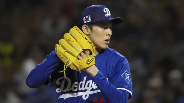 Roki Sasaki's first strikeout as a Dodger 