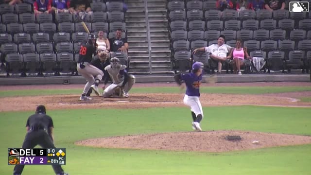 Jordan Sanchez homers (4) on a line drive to right field. Edwin Amparo scores. Stiven Martinez scores.