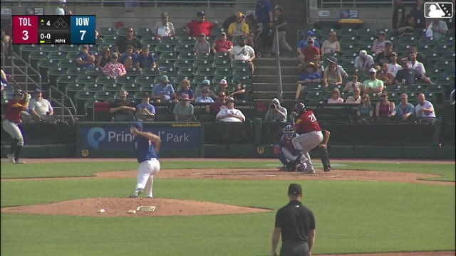 Eduardo Valencia homers (12) on a line drive to left field.