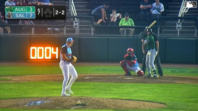 Conor Essenburg homers (9) on a fly ball to left field.