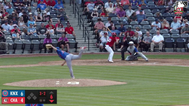 Carlos Jorge homers (5) on a fly ball to right field.