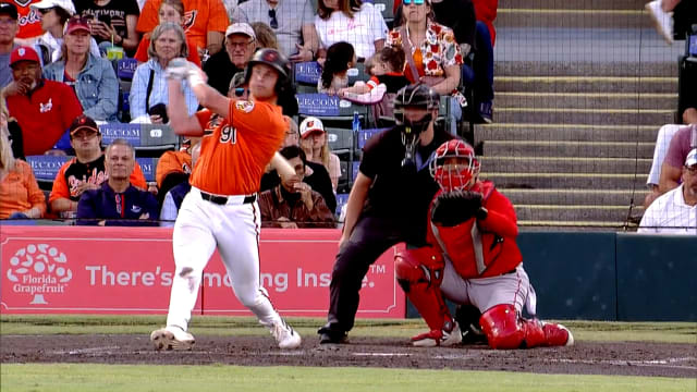 Ike Irish's leadoff double