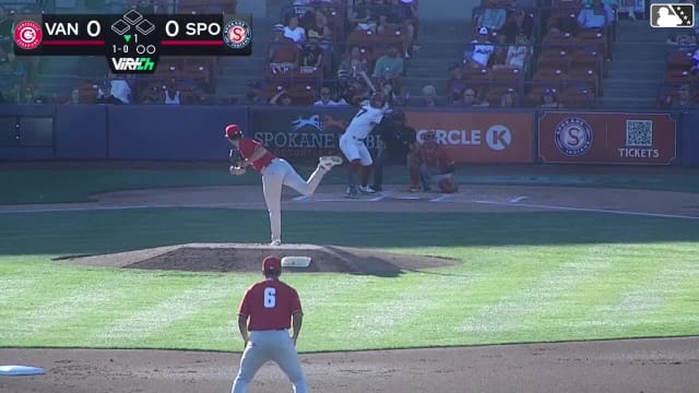 Max Belyeu homers (11) on a fly ball to right center field.