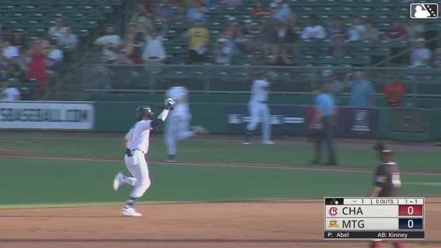 Cooper Kinney's solo home run