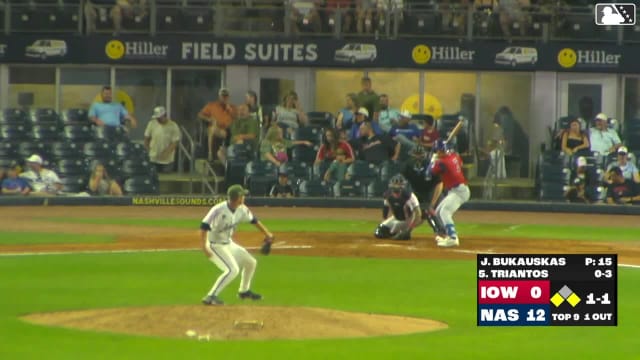 J.B. Bukauskas In play, run(s) to James Triantos