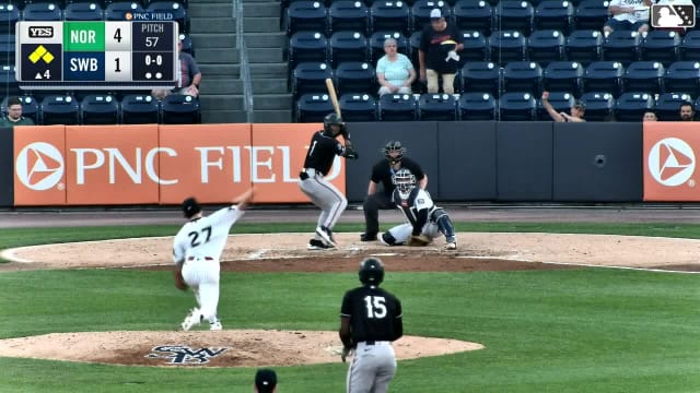 Dom Hamel In play, run(s) to Enrique Bradfield Jr.