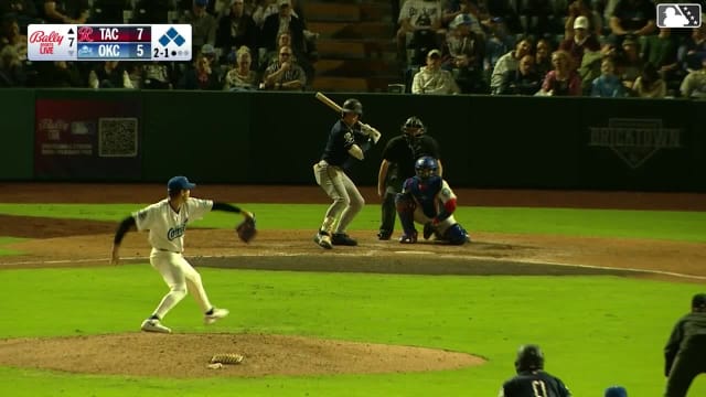 Colt Emerson grounds into a force out, second baseman Austin Gauthier to shortstop Noah Miller. Brian O'Keefe scores. Ryan Bliss to 3rd. Rhylan Thomas out at 2nd. Colt Emerson to 1st.