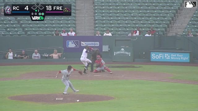Wilder Dalis homers (11) on a fly ball to right field.