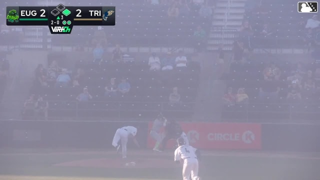Carlos Gutierrez homers (7) on a fly ball to right center field. Dakota Jordan scores.