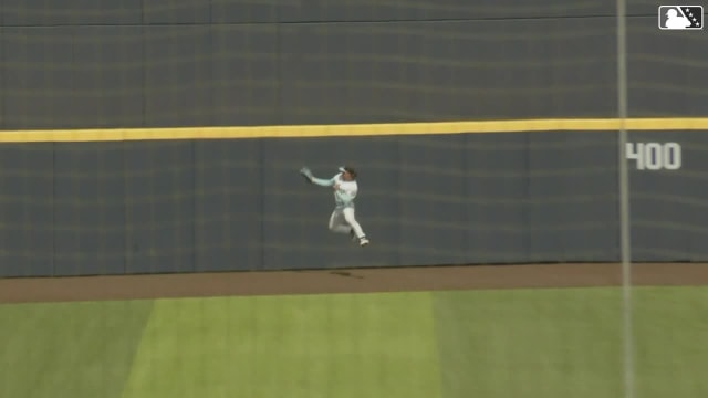Slade Caldwell's leaping catch