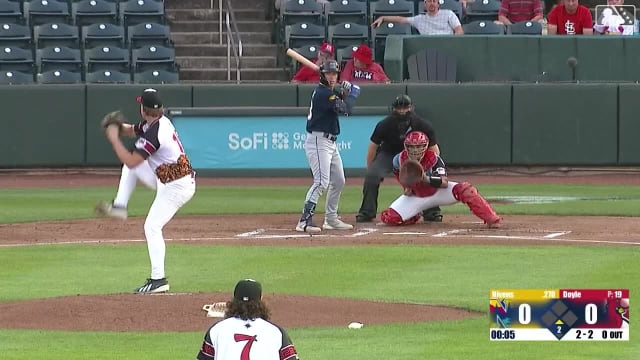 Liam Doyle's strong outing for Double-A Springfield