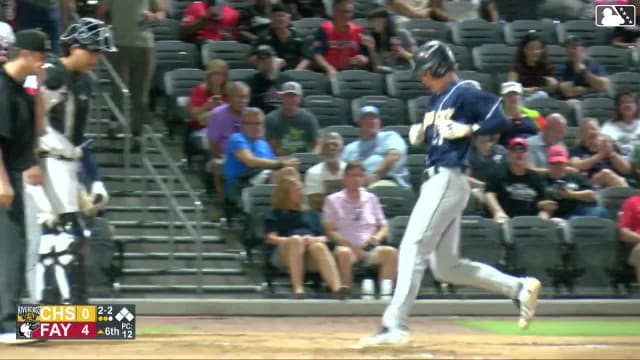 Cooper Flemming's solo homer in Carolina League Final