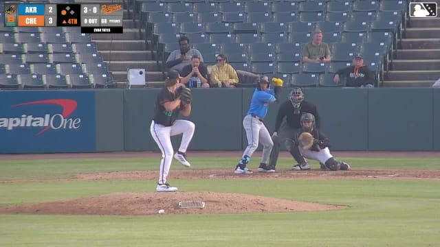 Evan Yates In play, run(s) to Angel Genao