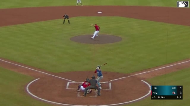 Gabriel Rodriguez homers (2) on a fly ball to right field. Dauri Fernandez scores.