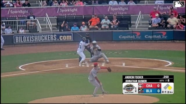 Andrew Fischer homers (5) on a fly ball to left field. Jesús Made scores.