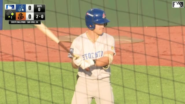 Drew Burress mashes a two-run homer