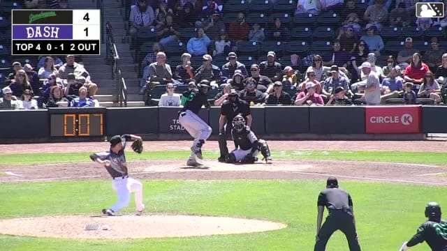 Edward Florentino homers (1) on a fly ball to right center field. Shalin Polanco scores. Brian Sanchez scores.