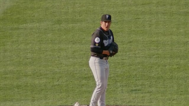 Gage Jump tosses an immaculate inning