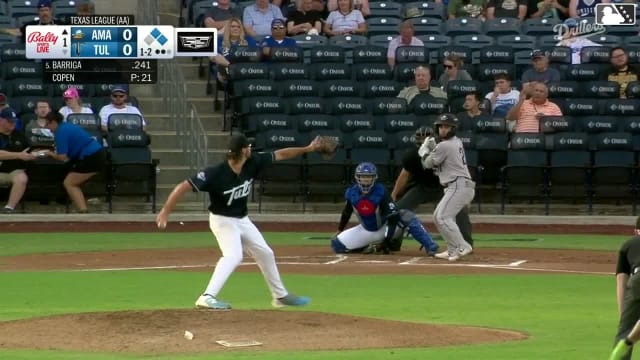 Alberto Barriga singles on a fly ball to center fielder Chris Newell. Cristofer Torin scores. Jansel Luis to 3rd.