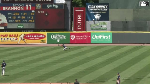 Jace Avina's diving catch