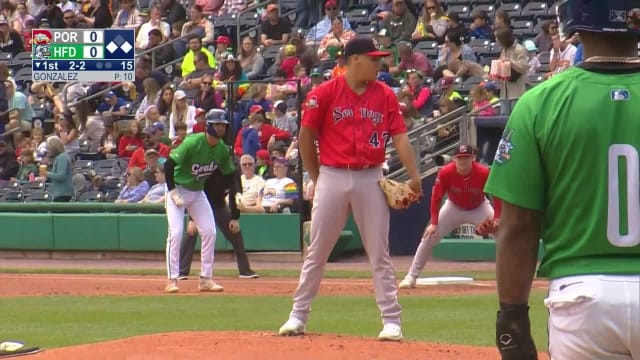 Wikelman Gonzalez fans eight