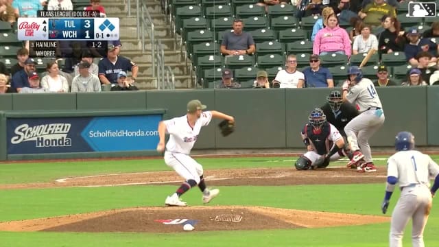 Elijah Hainline doubles (7) on a sharp line drive to left fielder Miguel Briceno. Sean McLain scores. Kendall George scores. Josue De Paula to 3rd.