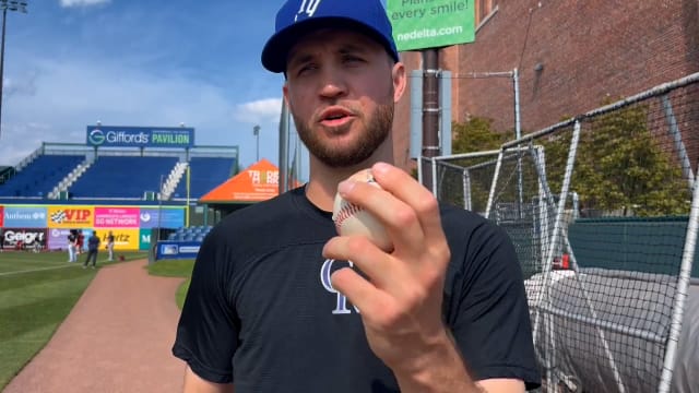 Rockies prospect Carson Palmquist on pitching grips