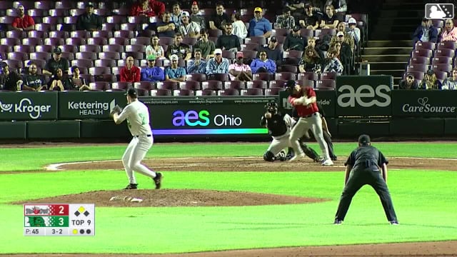 Brody Jessee registers his eighth strikeout